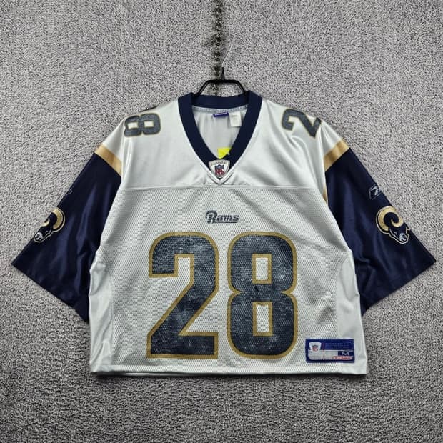 리복 NFL 풋볼 져지 크롭 커스텀 ( M ) / 12421