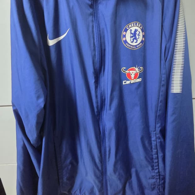 (선수지급용)팝니다 첼시fc 나이키 바람막이 레인 자켓