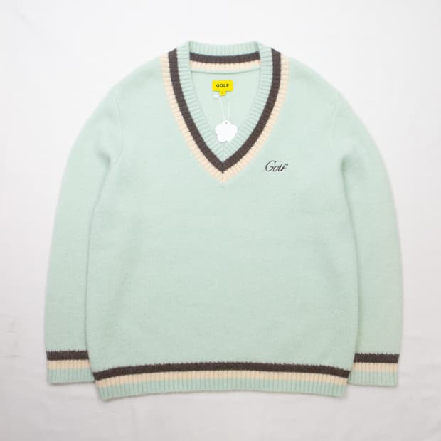 23FW 골프왕 모헤어 크리켓 니트