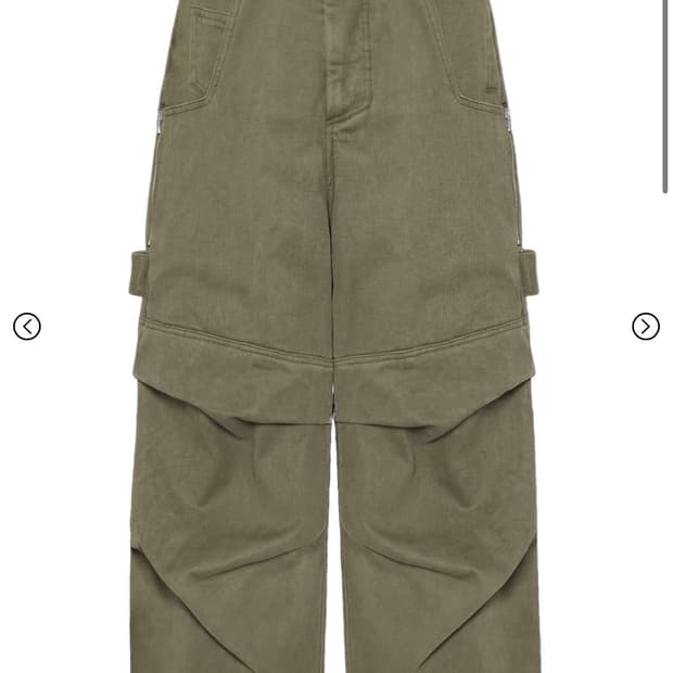 카미엔 GROUND PANTS WASHED KHAKI