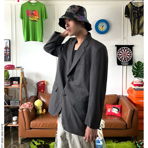 KANSAI YAMAMOTO Classic Wool Blazer Jk