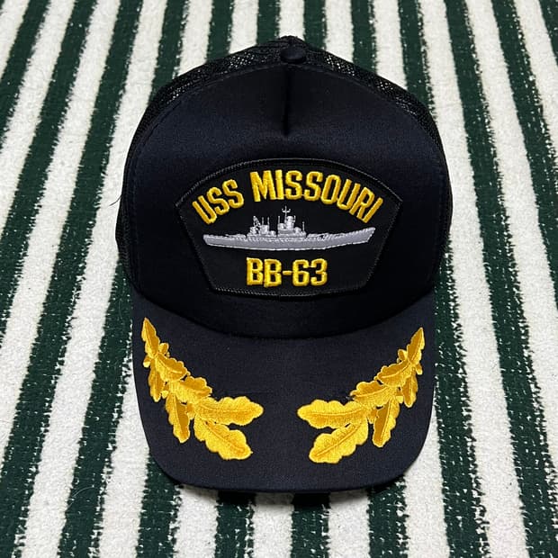 USS BB-63 MISSOURI CAP