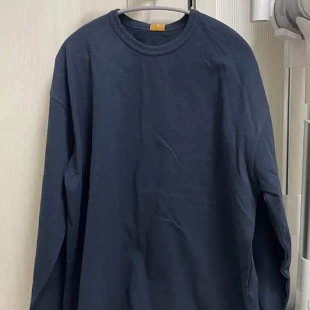 (L) 프리즘웍스 OG 더블 립 롱슬리브 긴팔 티셔츠 네이비