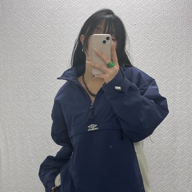 엄브로 올드스쿨 레트로 00's 바람막이 아노락 S C08362