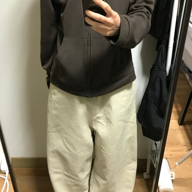 베이지 데님팬츠