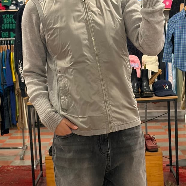 폴로 골프조끼(뒷면 니트재질)