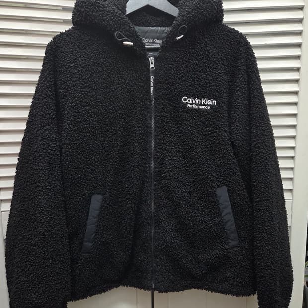 캘빈클라인 후드 집업 후리스