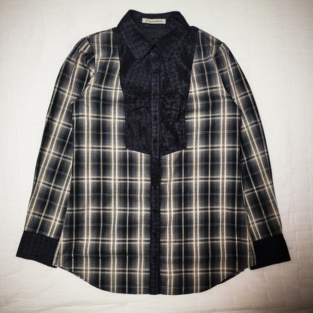 '00s Sycomoreblanche Plaid Dress Shirts