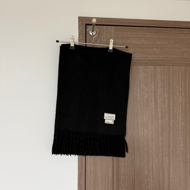시엔느 캐시미어 머플러 블랙