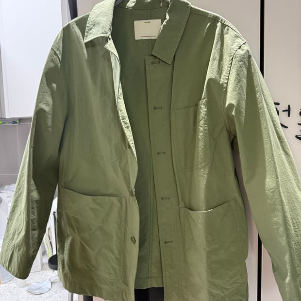 포터리 워크자켓 올리브 팝니다