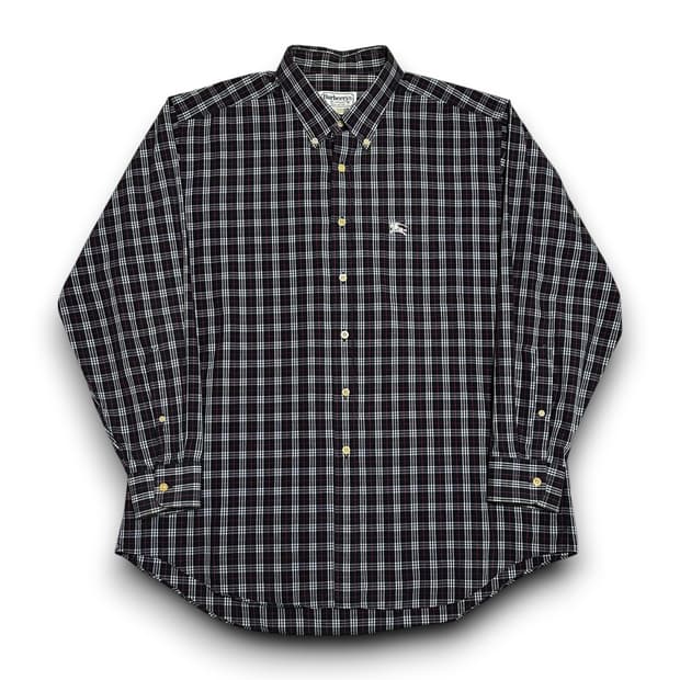 90's Burberrys 남성 원포켓 노바체크 셔츠