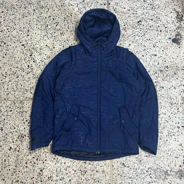 오클리(Oakley) 2way 네이비 경량 패딩