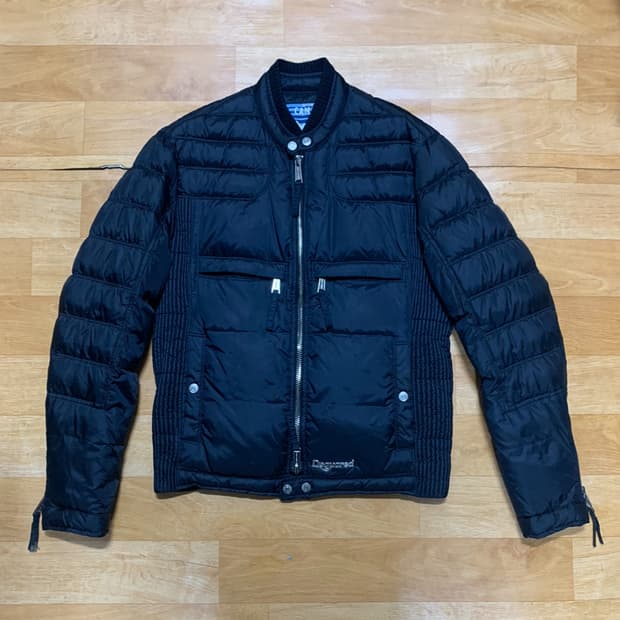 DSQUARED2 디스퀘어드 콜마이너 패티드 푸퍼 집업재킷(다운충전)