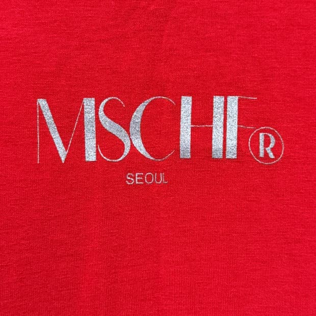 미스치프 핏티드 롱슬리브 M (레드)