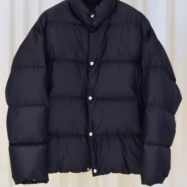 코모리 나일론 다운 자켓 블랙 2