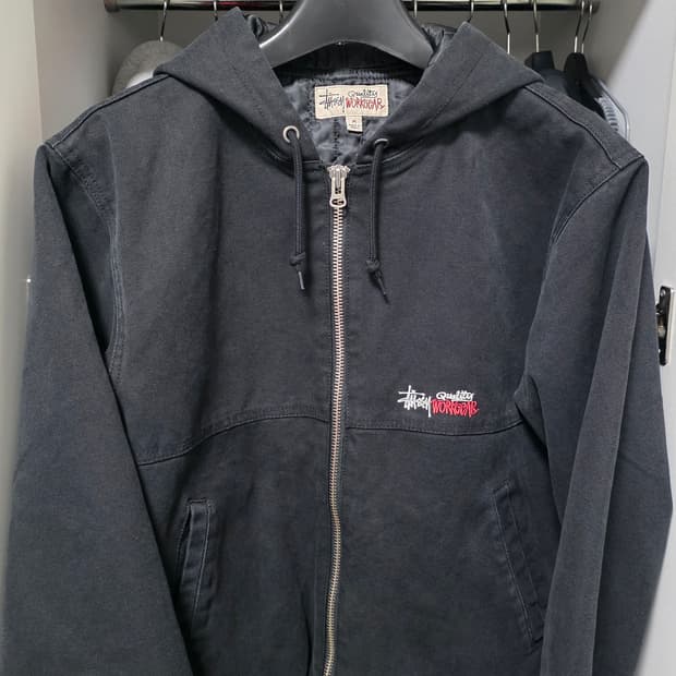 스투시 캔버스 워크자켓