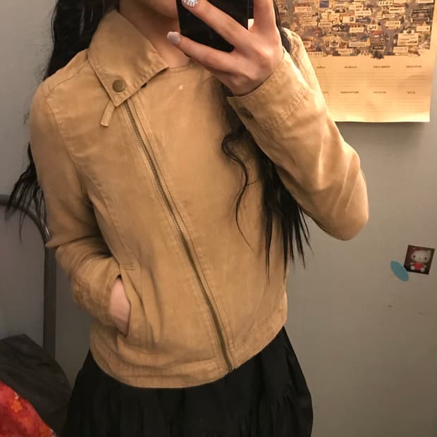 Spinkle 갸루 펑크 베이지 자켓