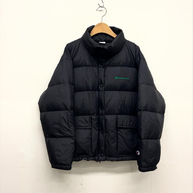 챔피온 블랙 푸퍼 패딩 자켓