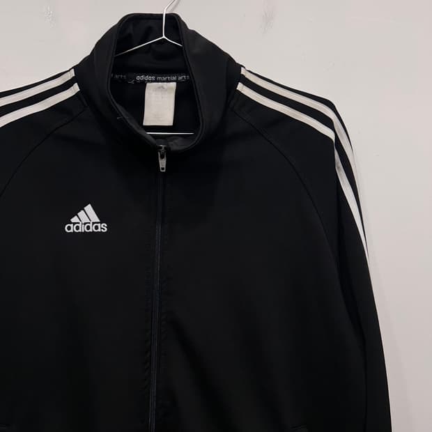 아디다스 마샬아츠 래글런 블랙 트랙탑 져지
