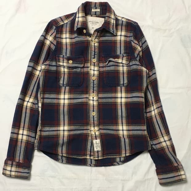 아베크롬비 Abercrombie 체크 남방