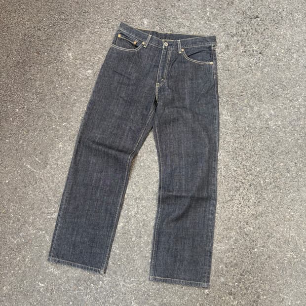 리바이스 502 블랙 흑청