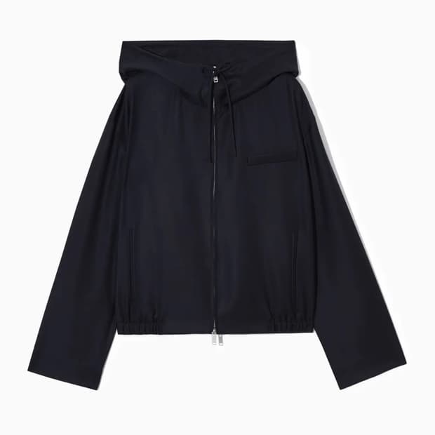 COS 코스 테일러드 울 후드 자켓