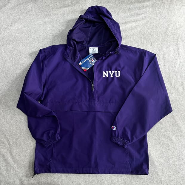 챔피온 90s NYU  퍼플 아노락M
