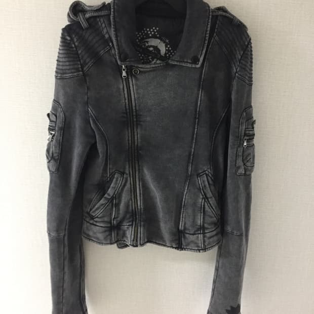 디젤 사선 디테일 자켓