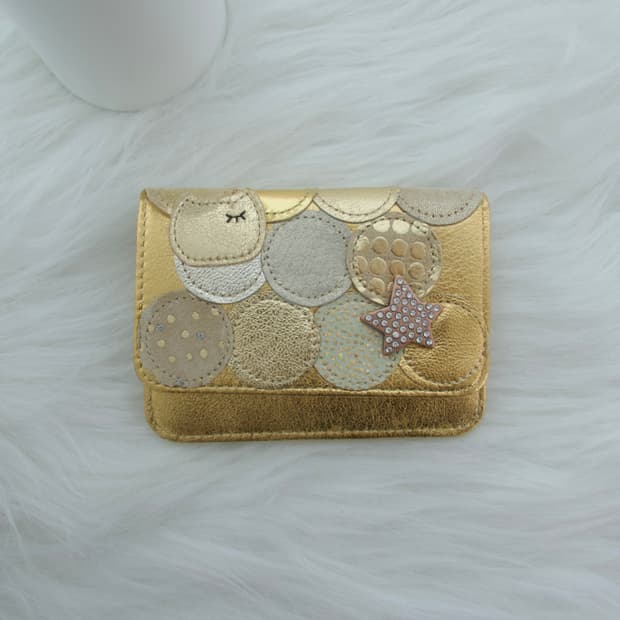 츠모리치사토 패치워크 카드지갑