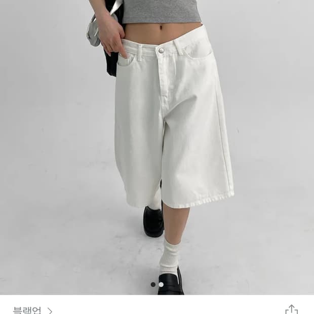 블랙업 몰타 버뮤다 코튼팬츠
