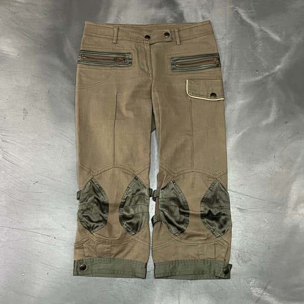  이태리 벨티드 버뮤다 팬츠 y16448