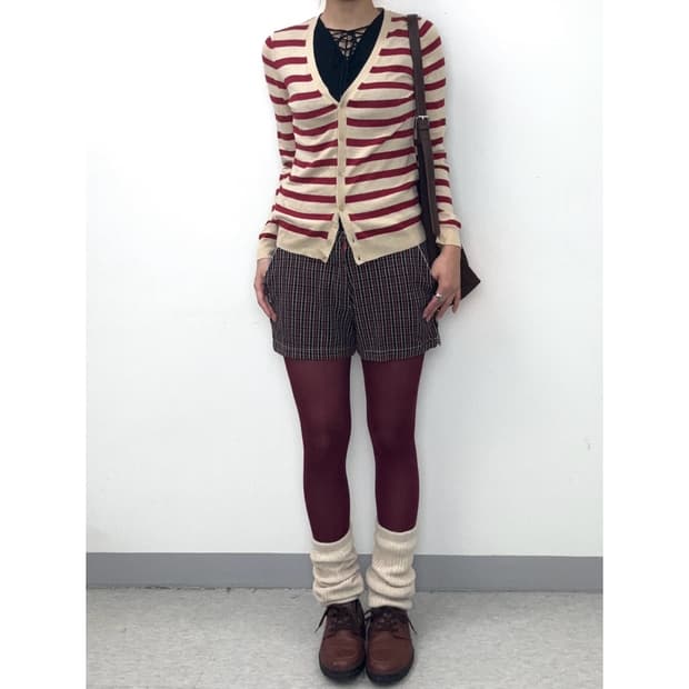 빈티지 체크 반바지 쇼츠