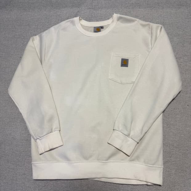 칼하트 포켓 기모 맨투맨