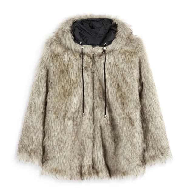 오픈와이와이 open yy 퍼자켓 s REVERSIBLE FAUX FUR