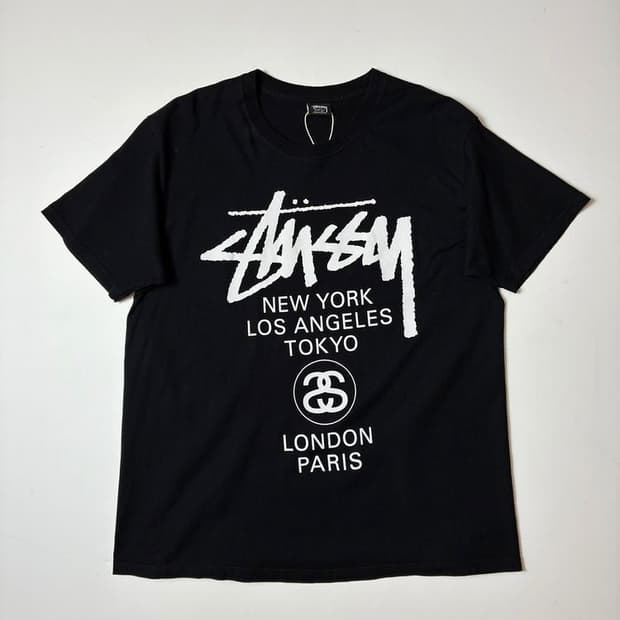 스투시 STUSSY 월드투어 오버 티셔츠 PN9157