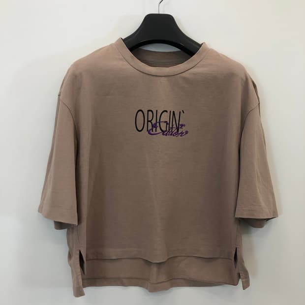 시스템 한섬 크롭반팔 FREE