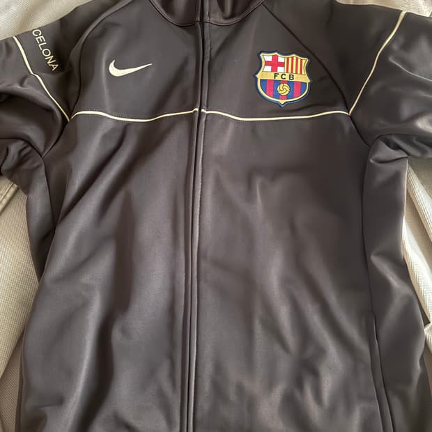 나이키 바르셀로나 브라운 트랙 져지