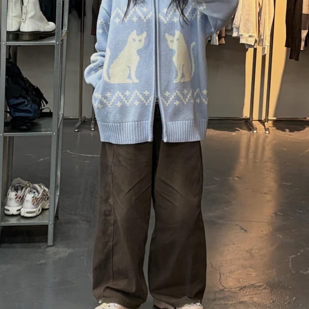 카비시 디자인 셀러 캣 코위찬 자켓 A2435