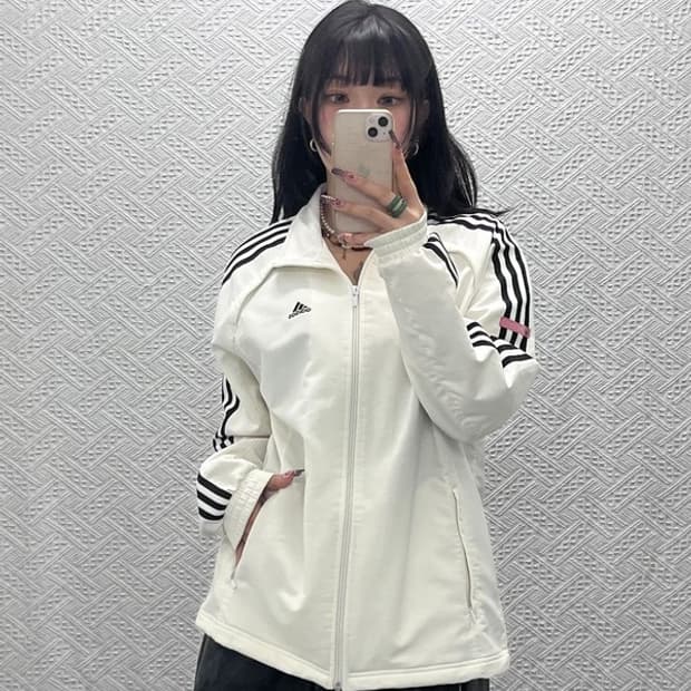 아디다스 액티브 빈티지 스트릿 캐주얼 바람막이 자켓 95 C12019