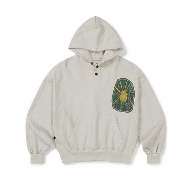 카락터 보일링 패치드 후드 01사이즈