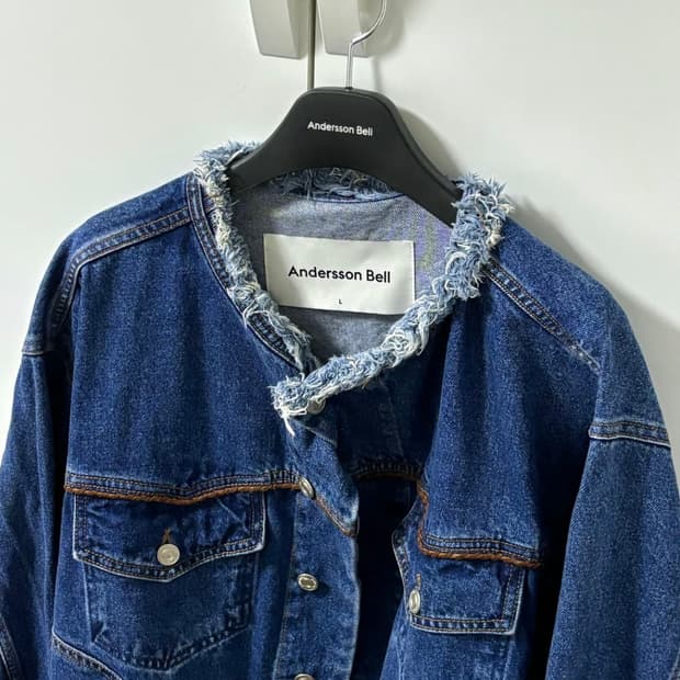 ADSB 앤더슨벨 레셔 웨스턴 데님 자켓
