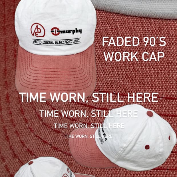 90‘s vintage work cap