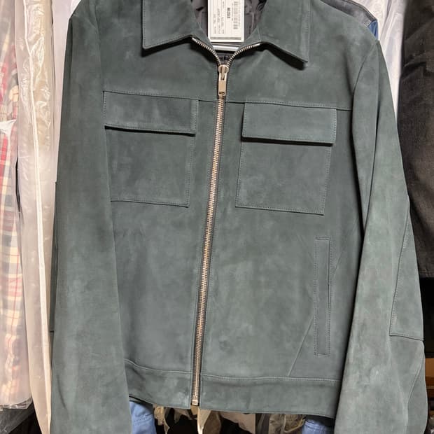 시스템옴므 스웨이드 가죽자켓 100