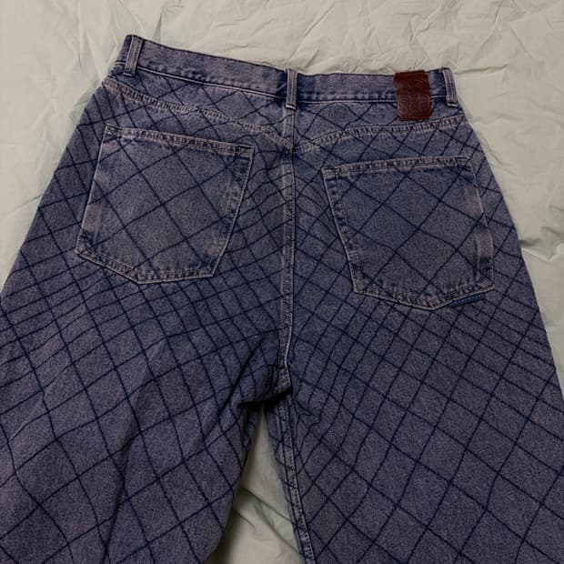 예스아이씨 와플 데님