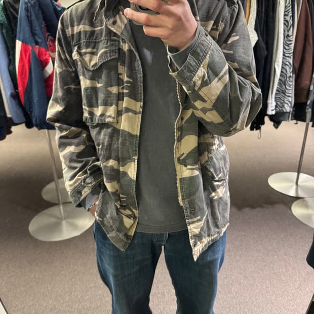 M)Japanese vintage 카모패턴 M-65 필드 자켓