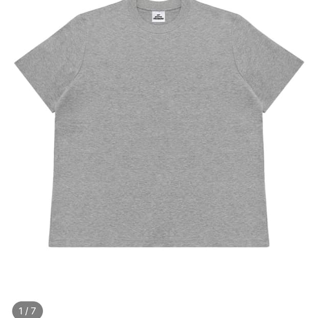 ESSENTIAL T-SHIRTS M.GREY