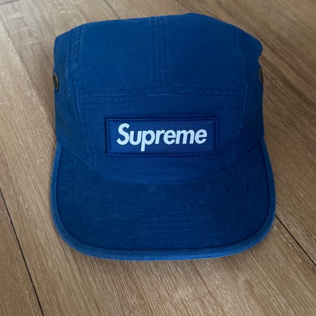 슈프림 캡모자 블루