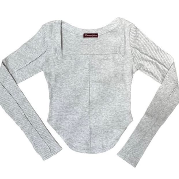 플노팔 바비탑 화이트멜란지