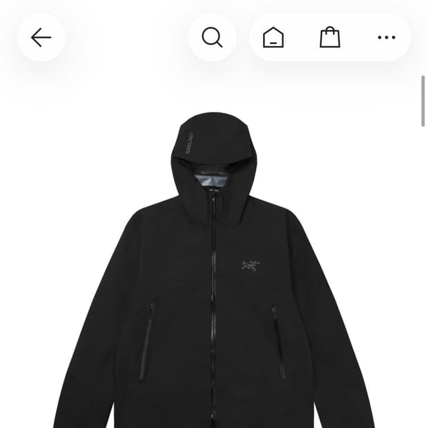 아크테릭스 베타 자켓 블랙(L-M교환)