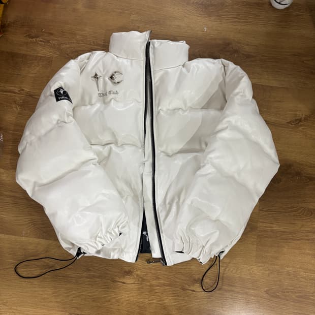 떠그 클럽 / 레더 패딩 화이트 / 2 